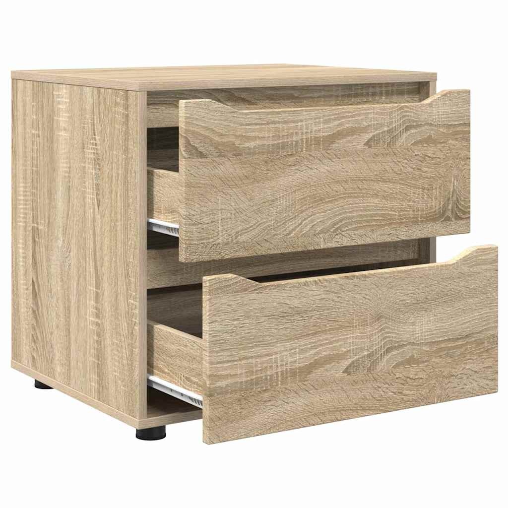 VidaXL Opbergkast Sonoma Eiken 60 x 48 x 57 cm Bewerkt hout