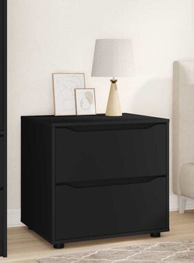 VidaXL Opbergkast Zwart 60 x 48 x 57 cm Bewerkt hout