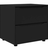 VidaXL Opbergkast Zwart 60 x 48 x 57 cm Bewerkt hout