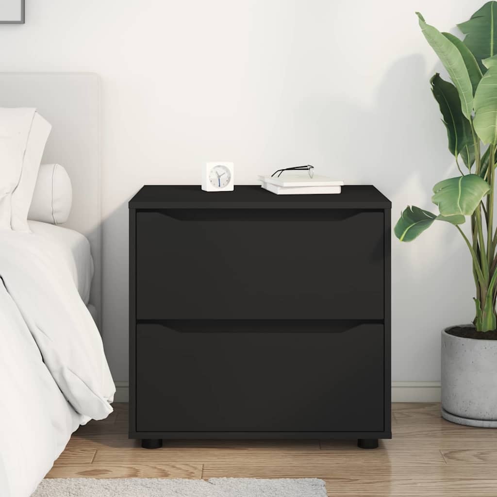 VidaXL Opbergkast Zwart 60 x 48 x 57 cm Bewerkt hout