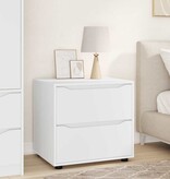 VidaXL Opbergkast Wit 60 x 48 x 57 cm Bewerkt hout