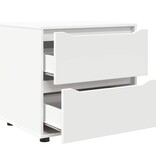 VidaXL Opbergkast Wit 60 x 48 x 57 cm Bewerkt hout