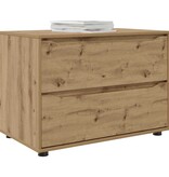 VidaXL Opbergkast Artisan Eiken 80 x 48 x 57 cm Bewerkt hout