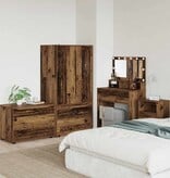 VidaXL Opbergkast Oud Hout 80 x 48 x 57 cm Bewerkt hout