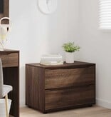 VidaXL Opbergkast Bruin Eiken 80 x 48 x 57 cm Bewerkt hout