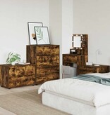 VidaXL Opbergkast Gerookt eiken 80 x 48 x 57 cm Bewerkt hout