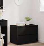 VidaXL Opbergkast Zwart 80 x 48 x 57 cm Bewerkt hout