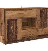 VidaXL Dressoir met lade Oud Hout 100 x 30 x 65,6 Bewerkt hout