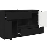 VidaXL Dressoir met lade Zwart 100 x 30 x 65,6 Bewerkt hout