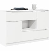 VidaXL Dressoir met lade Wit 100 x 30 x 65,6 Bewerkt hout