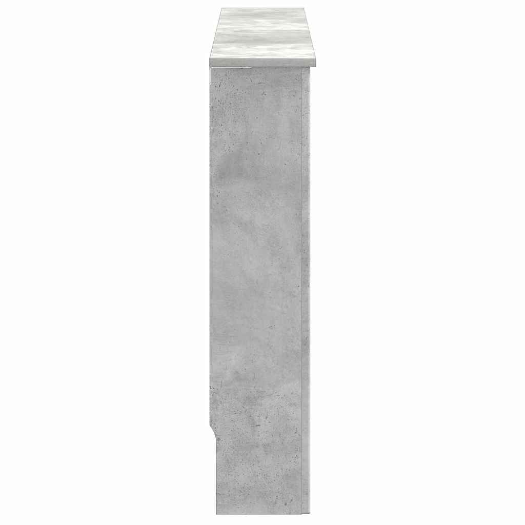 VidaXL Radiatorafdekking Beton Grijs 152 x 19 x 81,5 cm Bewerkt hout