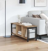 VidaXL Boekenkast Artisan Eiken 102 x 32 x 40,5 cm Bewerkt hout