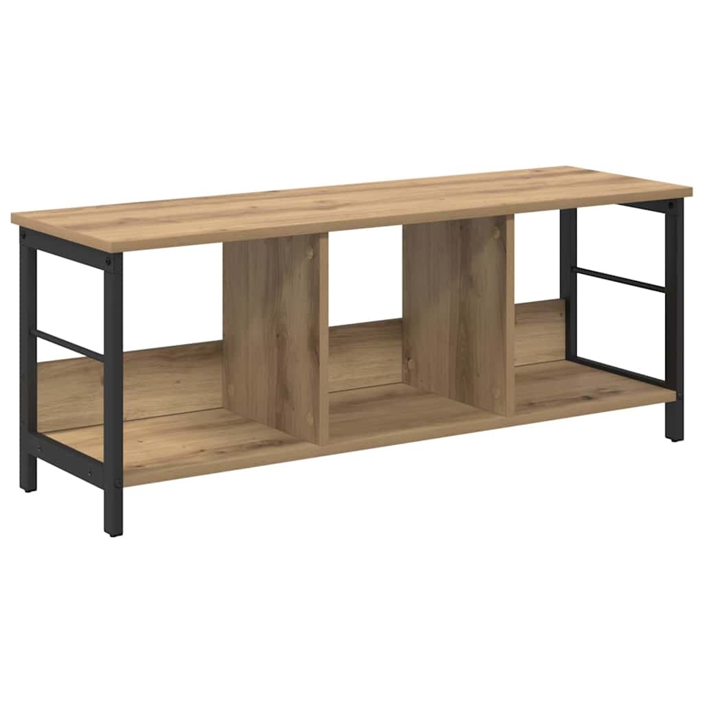 VidaXL Boekenkast Artisan Eiken 102 x 32 x 40,5 cm Bewerkt hout