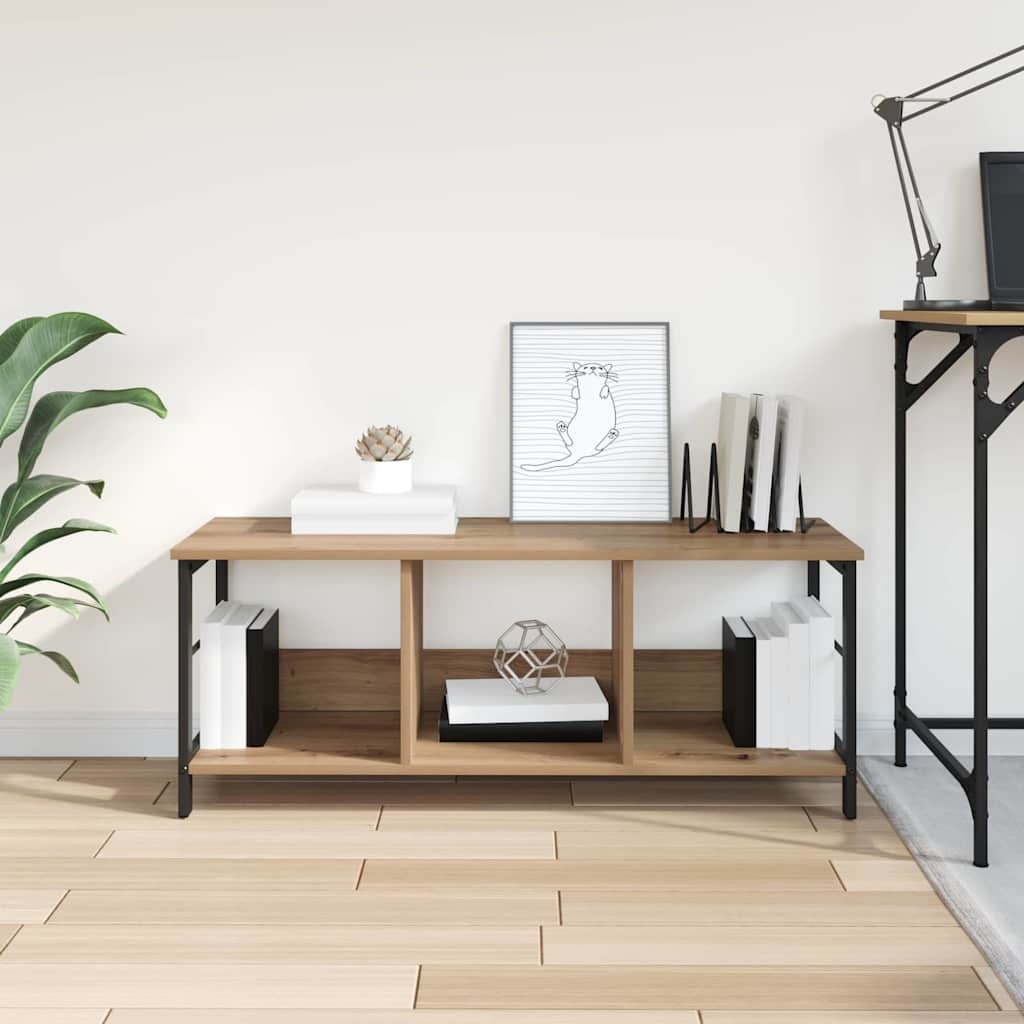 VidaXL Boekenkast Artisan Eiken 102 x 32 x 40,5 cm Bewerkt hout