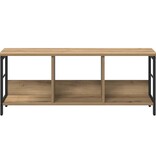 VidaXL Boekenkast Artisan Eiken 102 x 32 x 40,5 cm Bewerkt hout