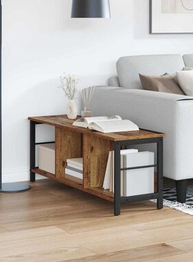 VidaXL Boekenkast Oud Hout 102 x 32 x 40,5 cm Bewerkt hout