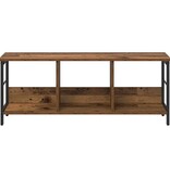 VidaXL Boekenkast Oud Hout 102 x 32 x 40,5 cm Bewerkt hout