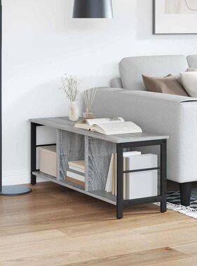 VidaXL Boekenkast Grijs Sonoma 102 x 32 x 40,5 cm Bewerkt hout