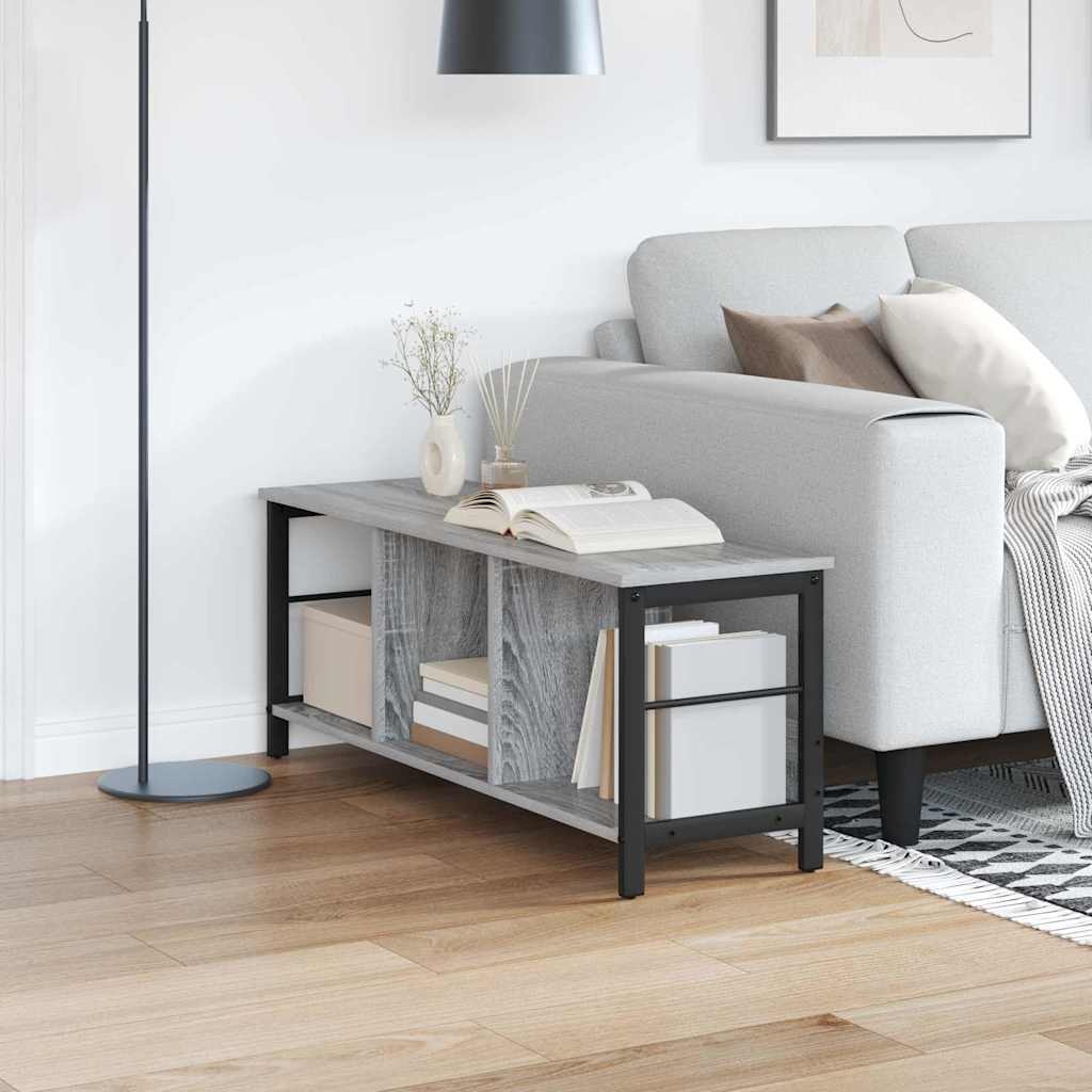 VidaXL Boekenkast Grijs Sonoma 102 x 32 x 40,5 cm Bewerkt hout