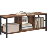 VidaXL Boekenkast Gerookt eiken 102 x 32 x 40,5 cm Bewerkt hout