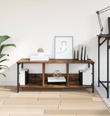 VidaXL Boekenkast Gerookt eiken 102 x 32 x 40,5 cm Bewerkt hout