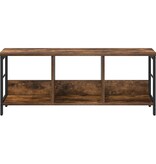 VidaXL Boekenkast Gerookt eiken 102 x 32 x 40,5 cm Bewerkt hout