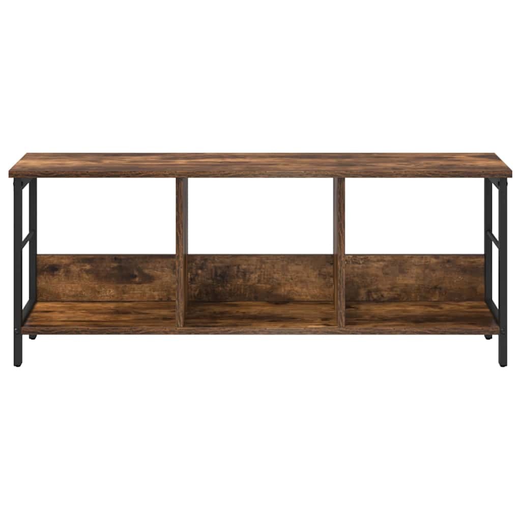 VidaXL Boekenkast Gerookt eiken 102 x 32 x 40,5 cm Bewerkt hout