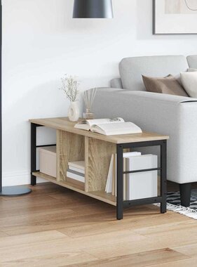 VidaXL Boekenkast Sonoma Eiken 102 x 32 x 40,5 cm Bewerkt hout