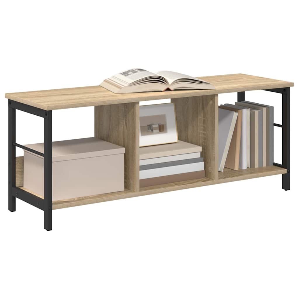 VidaXL Boekenkast Sonoma Eiken 102 x 32 x 40,5 cm Bewerkt hout