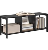 VidaXL Boekenkast Zwart Eiken 102 x 32 x 40,5 cm Bewerkt hout