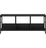 VidaXL Boekenkast Zwart Eiken 102 x 32 x 40,5 cm Bewerkt hout