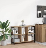 VidaXL Boekenkast Artisan Eiken 102 x 32 x 72,5 cm Bewerkt hout