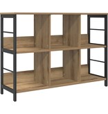 VidaXL Boekenkast Artisan Eiken 102 x 32 x 72,5 cm Bewerkt hout