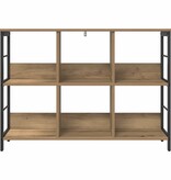 VidaXL Boekenkast Artisan Eiken 102 x 32 x 72,5 cm Bewerkt hout