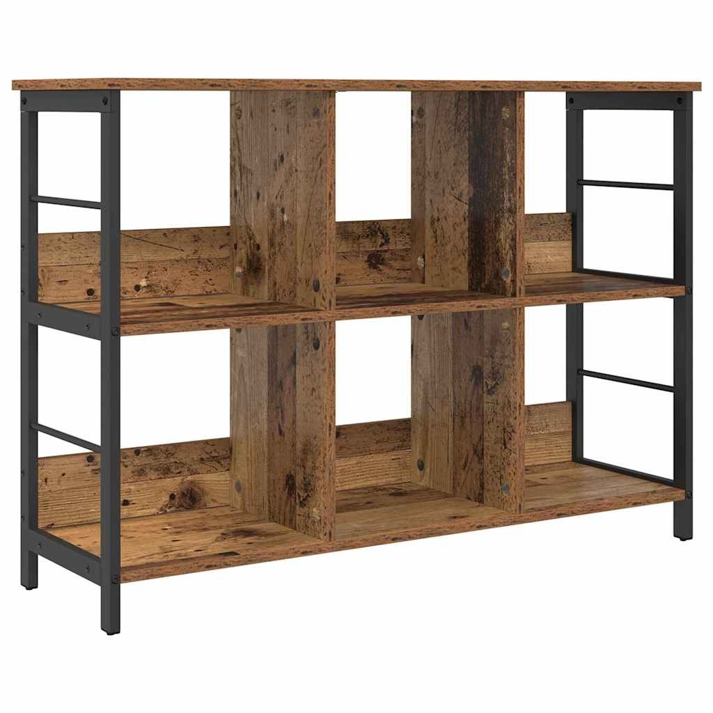 VidaXL Boekenkast Oud Hout 102 x 32 x 72,5 cm Bewerkt hout