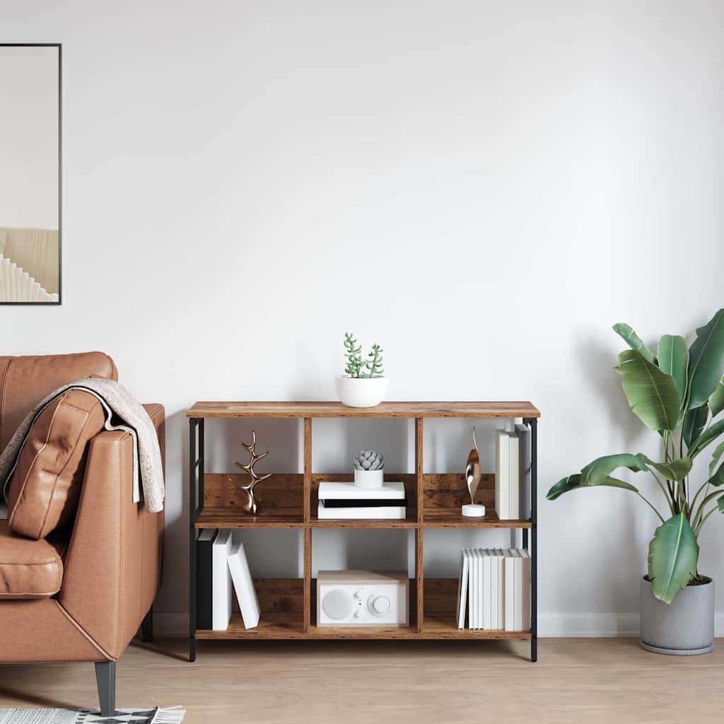 VidaXL Boekenkast Oud Hout 102 x 32 x 72,5 cm Bewerkt hout