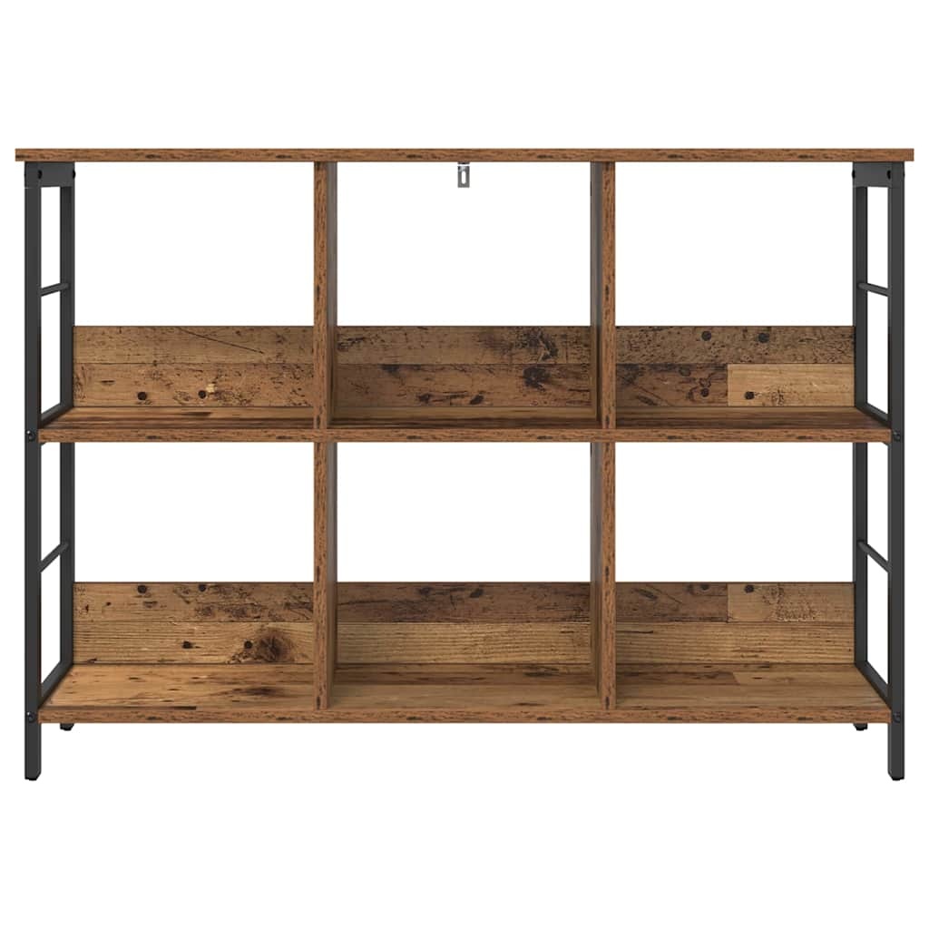 VidaXL Boekenkast Oud Hout 102 x 32 x 72,5 cm Bewerkt hout
