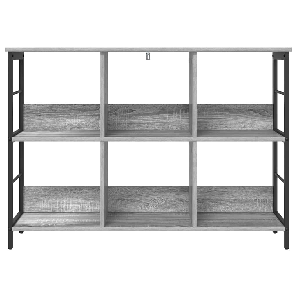 VidaXL Boekenkast Grijs Sonoma 102 x 32 x 72,5 cm Bewerkt hout