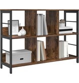 VidaXL Boekenkast Gerookt eiken 102 x 32 x 72,5 cm Bewerkt hout