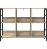 VidaXL Boekenkast Sonoma Eiken 102 x 32 x 72,5 cm Bewerkt hout