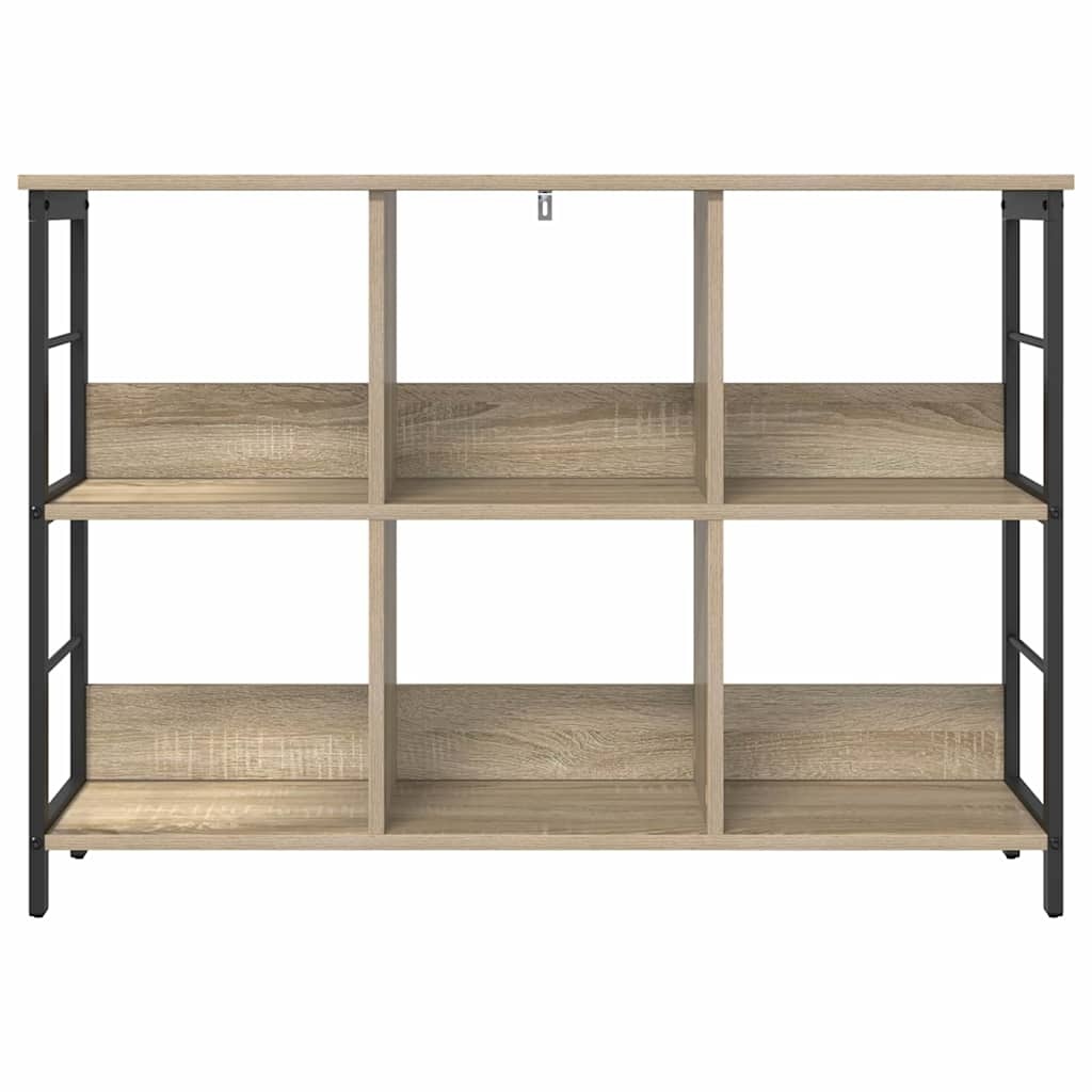 VidaXL Boekenkast Sonoma Eiken 102 x 32 x 72,5 cm Bewerkt hout
