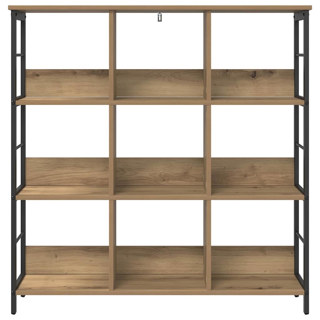 VidaXL Boekenkast Artisan Eiken 102 x 32 x 104,5 cm Bewerkt hout