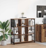 VidaXL Boekenkast Oud Hout 102 x 32 x 104,5 cm Bewerkt hout