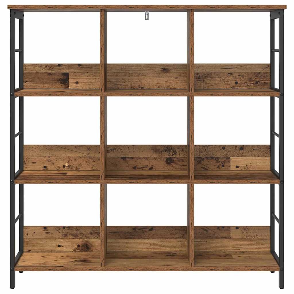 VidaXL Boekenkast Oud Hout 102 x 32 x 104,5 cm Bewerkt hout
