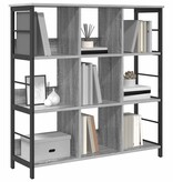 VidaXL Boekenkast Grijs Sonoma 102 x 32 x 104,5 cm Bewerkt hout
