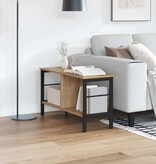 VidaXL Boekenkast Artisan Eiken 82 x 32 x 47 cm Bewerkt hout