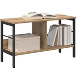 VidaXL Boekenkast Artisan Eiken 82 x 32 x 47 cm Bewerkt hout
