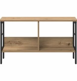 VidaXL Boekenkast Artisan Eiken 82 x 32 x 47 cm Bewerkt hout