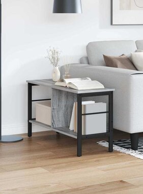 VidaXL Boekenkast Grijs Sonoma 82 x 32 x 47 cm Bewerkt hout