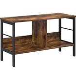 VidaXL Boekenkast Gerookt eiken 82 x 32 x 47 cm Bewerkt hout